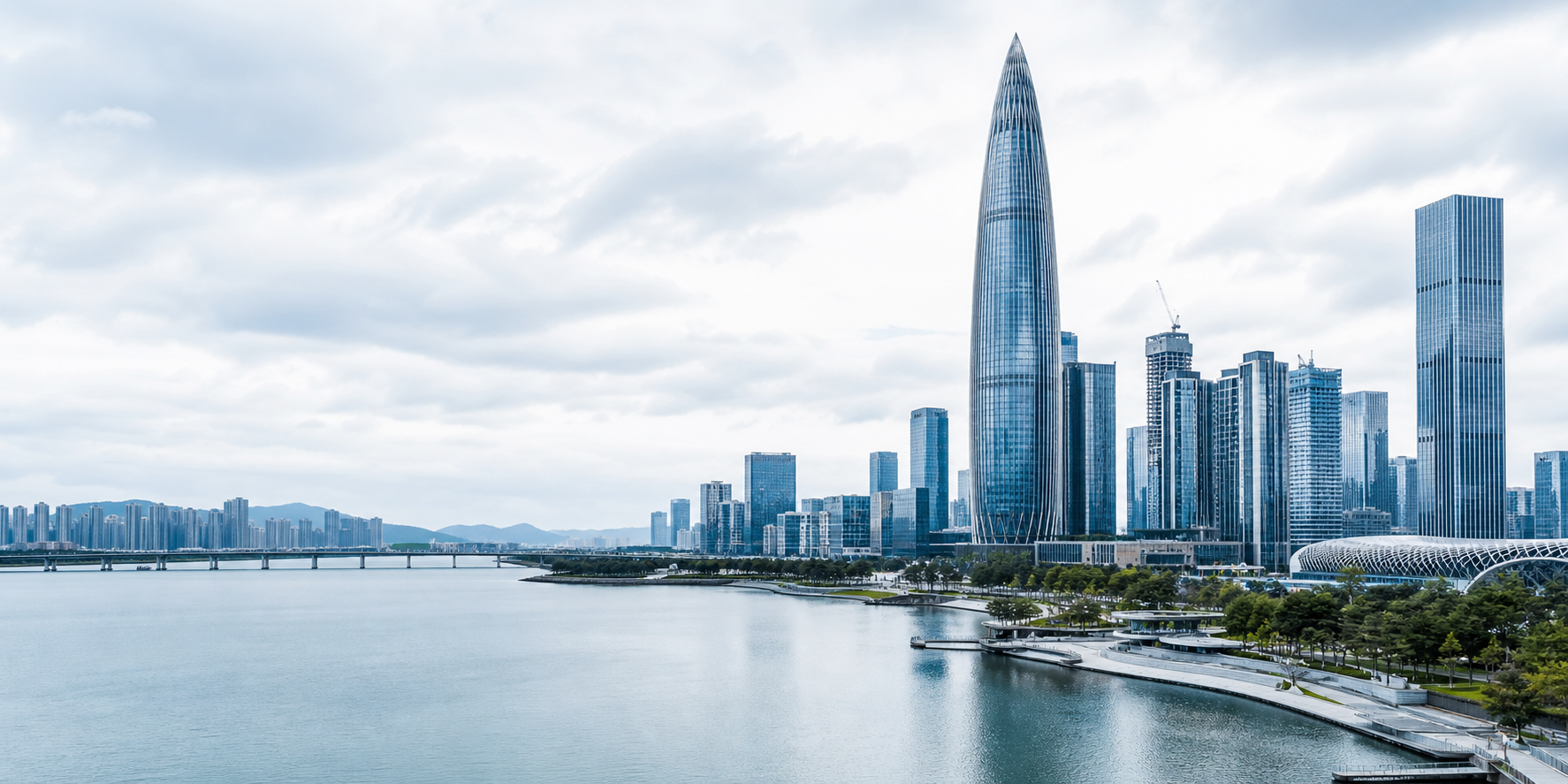 Shenzhen technology district skyline